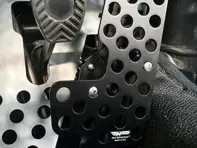 Adjustable accelerator pedal extension. Porsche 911 / 964 / 993 / 944 / 968 / 928 / 986 / 996 - 96442311101, 96442311100, 9114211102, 91142311103, 927723511A, 827723511B