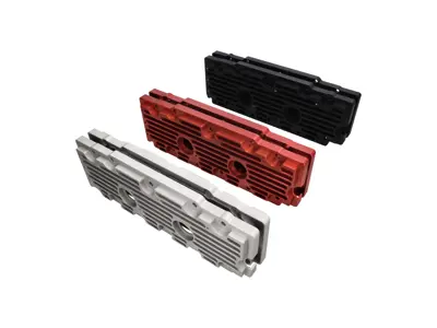 Engine valve covers SET OF 2 Billet Aluminium LOWER. Porsche 964 - 96410511602, 96410511601, 96410511603, 96410511603SIL, 96410511603RED, 96410511603BLK - M12