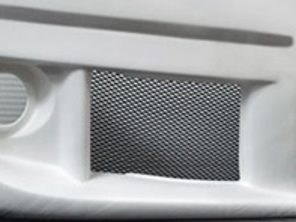 Aluminium Black Mesh 'Diamond' Style - Mesh size:  100cm x 40cm - 99950555555