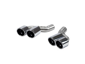 Exhaust Muffler Connecting Pipe Kit with End Pipes. Porsche 991 C2S / C4S 2012>> Supersprint - 247346, 247326