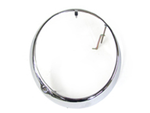 Headlamp outer bezel, Chrome. Porsche 911 1965-86 - 91163193300