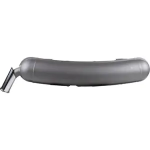 Exhaust muffler / silencer with grey painted 57mm outlet. Porsche 911 1965-66 - 91111102500, 91111102505, 1620614100, 92.210Bearly - 1620614100