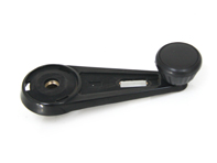 Window crank handle, Black. Porsche 911 1974-83 - 1688300100, 91154247101, 91154247103