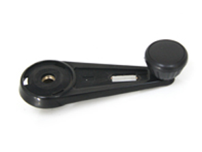 Window crank handle, Black. Porsche 911 1974-83 - 1688300100, 91154247101, 91154247103
