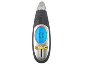 Digital tyre gauge with tread depth gauge