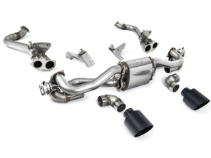 Milltek GPF Bypass Sports Exhaust With Cerakote Black GT-115 Trims. Porsche 718 Cayman GT4 / Boxster GTS 4.0L - 982251053E, 982251053K, 982251053F, 982251053H, 982251053D, 982251053G, 982254351B, 982254351L, 982254351AA, 982254351P, 982254351R, 982254350B, 982254350L, 982254350AA, 982254350P, 982254350R - SSXPO163