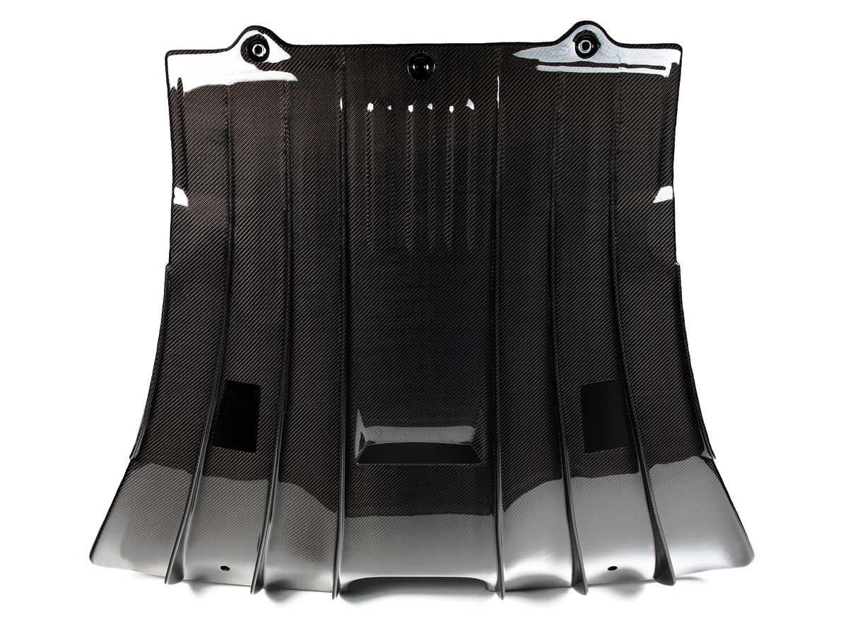 Rear bumper lower guard in carbon for 992 GT3 look bodykit ...