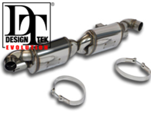 Sports Exhaust Rear Cat Back Porsche 997 Turbo DesignTek Evolution - 3606009740