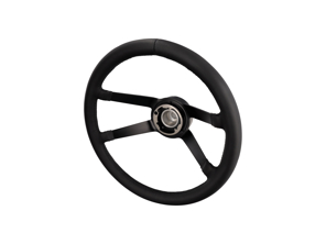 Extended hub with deep dish leather steering wheel 380mm Carrera RS style. Porsche 911 1965 to 1973 - 91134708205