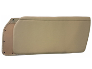 Door panel set, Basketwave, in Cream. Porsche 914 - 91455501711702, 91455501711, 91455528315