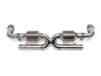 Fabspeed Sport Cat X-Pipe. Porsche 996 GT3 (1999-2005) - 99611302293, 99611302297, 99611302193, 99611302197 - FS.POR.996GT3.SCX