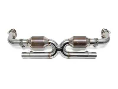 Fabspeed Sport Cat X-Pipe. Porsche 996 GT3 (1999-2005) - 99611302293, 99611302297, 99611302193, 99611302197 - FS.POR.996GT3.SCX