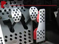 Rennline Aluminium 4 Piece Pedal Set Rubber Grip. Porsche 996/997/Boxster/Cayman - P71.60.95, P716095