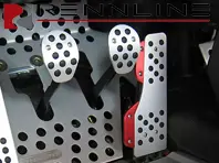 Rennline Aluminium 4 Piece Pedal Set Rubber Grip. Porsche 996/997/Boxster/Cayman - P71.60.95, P716095
