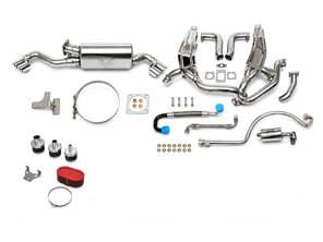 Sport Performance Package Dual Quad Style Outlet Tailpipes. Porsche 911 turbo Flatnose - 93011103806, 93021103301, 93021103304
