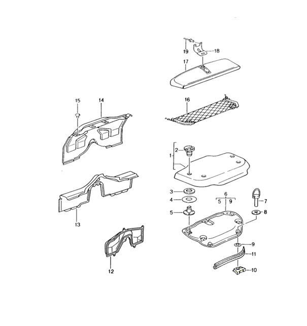 Locking nut engine cover. Porsche 986 Boxster - 99950779209 | Design 911
