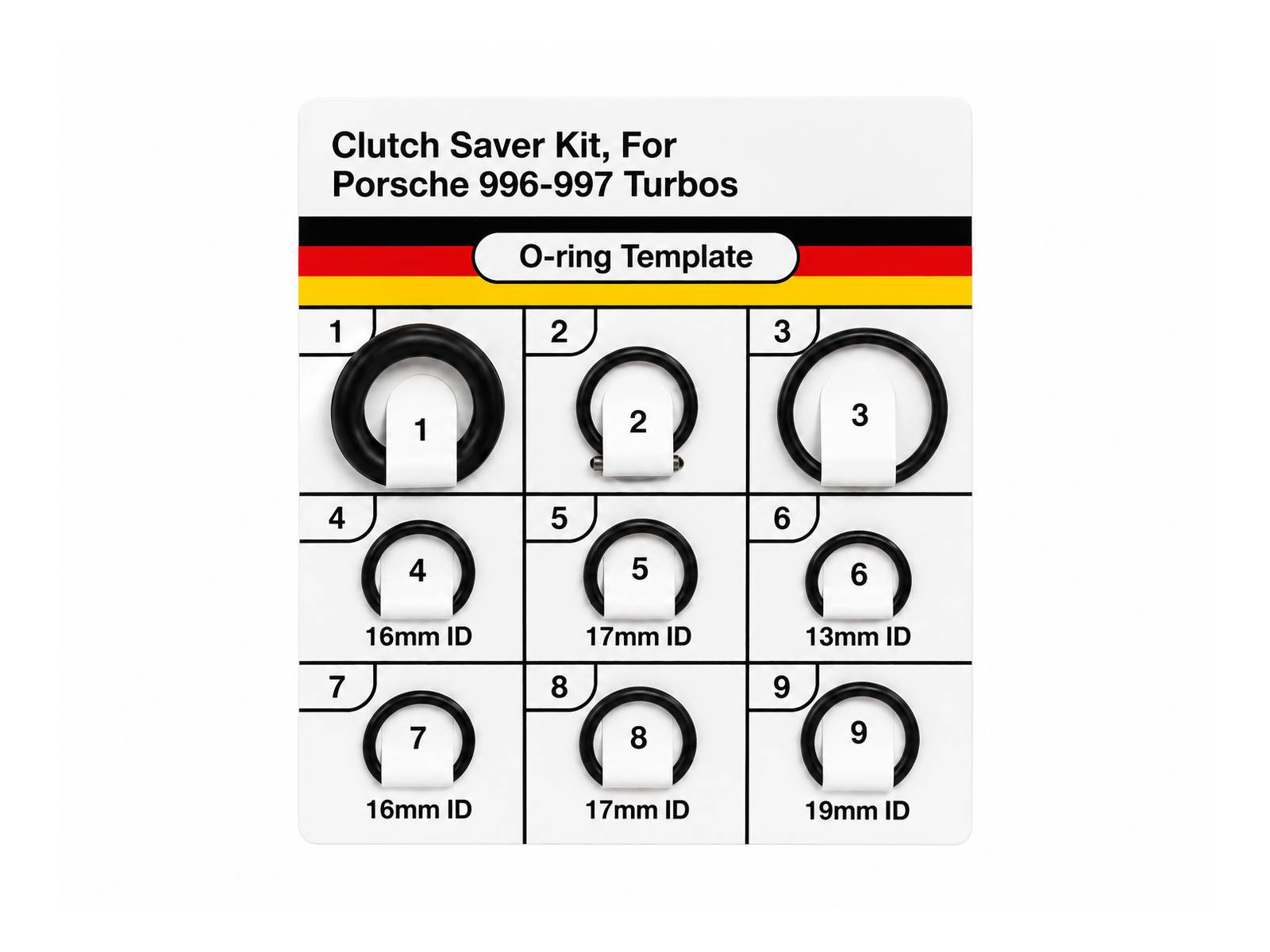 Seal Kit Clutch Salve Cylinder. Porsche 996 / 997 turbo - 99611623752 - 996CS