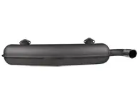Exhaust Muffler / Silencer Rear box. With TÜV/EEC approval Porsche 911 1965-73 2 IN / 1 OUT 60mm outlet - 92210S, 92210, 92210OE, 1620607600, 1620609000, 1620607800, 91111102500, 91111102505, 91122092210S, 91122092210, 91122092210OE - 1620609000