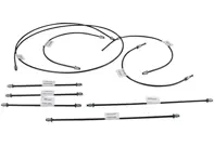 Brake line kit. Porsche 911 1968-75 RHD - 91135561100, 91135561101, 91135561110, 91135561120 - 1661500710