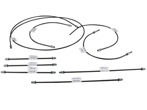 Brake line kit. Porsche 911 1968-75 RHD - 91135561100, 91135561101, 91135561110, 91135561120 - 1661500710