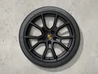 21-inch RS Spyder Design complete summer wheel set painted in black (silky finish). Porsche Taycan (MK2) 2024>> - 9J1073663NN - 9J1073663NN