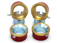 Spring plate PolyBronze bearings for Porsche 911 / 912 / 930 - 2061501, 91133300900, 91133300905, 90133300301, 90133300309