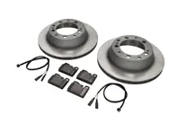 Rear Brake pads and brake disc package Porsche 928 1978-85 Sebro - 94435204102, 94435204105, 92835295102, 94435295102, 92861231301, 92861231305
