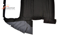 Cabriolet roof headliner. Porsche 993 - 993561HLBLK, 99356104900DEY, 99356104900