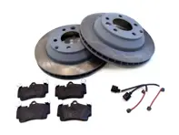REAR Brake Pads And Brake Disc Package. Porsche Panamera 971.1 Hybrid - 971615601J, 971615602J, 958907637, 97035294908