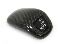 Sports gear shift knob cover, Carbon / Black. Porsche Panamera (971) - 9Y0713139