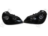 Headlamp Sports Black Version Litronic Porsche Cayenne 957 2007>> - 95563117540, 95563117640
