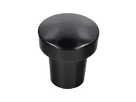 Knob, Fresh Air Flap. Porsche 356 / 356 A / 356 B / 356 C - 64455281001, 64455281001700, 64455281001300 - 644 552 810 01BK, 644 552 810 01