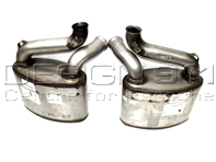 Exhaust Muffler / Silencer Sports. Porsche 993 TURBO - 99311104655, 99311104555