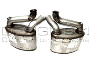 Exhaust Muffler / Silencer Sports. Porsche 993 TURBO - 99311104655, 99311104555