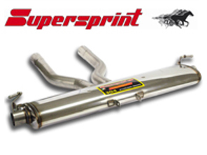 Exhaust Muffler / Silencer Rear. Porsche Cayenne 958 TURBO Supersprint - 245706