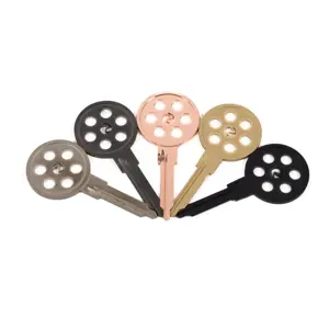 Rennline Blank key 917 style, in Silver. Porsche 911 / 964 / 993 / 914 - 91453190310, 91153890300, 94453804101 - I99