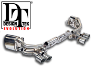 Exhaust Muffler Bypass X-Pipe with Valves. Porsche 991 (911) 2012>> DesignTek Evolution - 3606009102