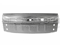 Front Latch Panel with hole for washer tank. Porsche 911 1968-73 - 90150103121GRV, PP230B, P230B, 90150103139GRV