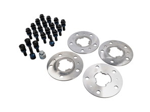 Wheel spacers kit 5mm with black wheel bolts. Porsche 958 Cayenne - 95804450000