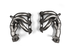 Evolution Header Set (Titanium). Porsche 718 Cayman GT4 RS / Boxster Spyder RS - E-PO/T/8, 0PB254450C, 0PB254400C - E-PO/T/8