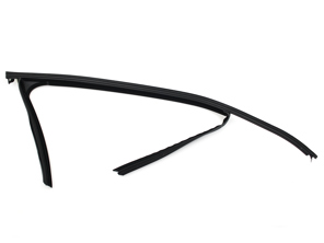 Front door window guide. Porsche 958 Cayenne - 958531432005AP, 958531432015AP, 958531432025AP, 958531431005AP, 958531431015AP, 958531431025AP