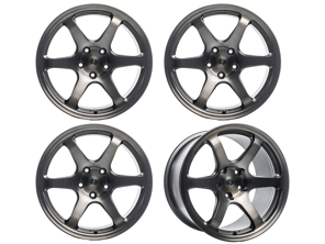 Titan 7 Forged T-D6E 6 Spoke Alloy Wheel Set 21'Hybrid Dark Machine. Porsche 9J1 Taycan - TD6E2195050513071HD, TD6E2111555513071HD