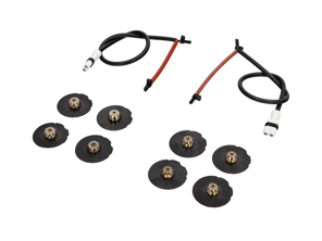 REAR Brake wire sensors and shims kit for Porsche 996 Turbo / 996 C4S - 99635208602, 99635208600, 99661236501
