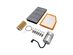 Engine Service Kit - Air/Fuel/Oil Filters, Spark Plugs & More - For Porsche 986 Boxster 2.7L & Boxster S 3.2L 2000-2004 - 99610722560, 99610731351, 0PB115499A, 99611013103, 99611013104, 90012310630, 99657221901, 99657221902, 99657121903, 99757121900, 99757121901, 99757121902, 99917020791, 00004400204