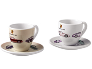 Porsche Espresso Cups, SET OF 2