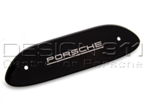 Cover for radio in black. Porsche 356 - 64455243100700
