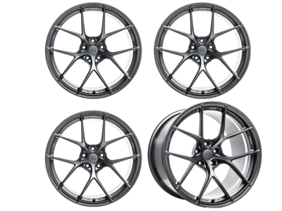 Titan 7 Forged T-S5 Split 5 Spoke Alloy Wheel Set 18' Satin Titanium. Porsche 987 / 981 / 718 - TS501890048513071ST, TS501810035513071ST