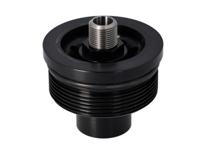High flow oil filter spin-on adapter. Porsche 955 Cayenne S/Turbo - HP-1007