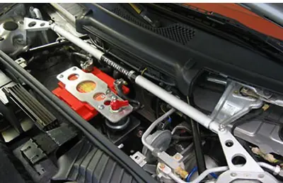 Strut tower brace - 2 point by Rennline. Porsche 997/987/Cayman - SB63