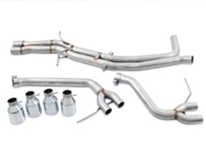 AWE Touring edition exhaust system with Silver tips for Porsche Macan S / GTS / Turbo - 3015-42068